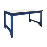 Table, Height Adjustable, 4-Post, Electric, 36"D x 72"W, ESD, 1000lb, Blue redirect to product page